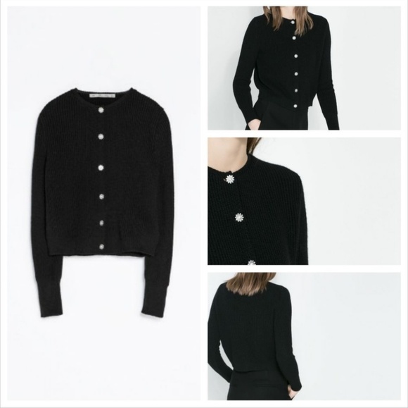 Black zara sweater Clearance